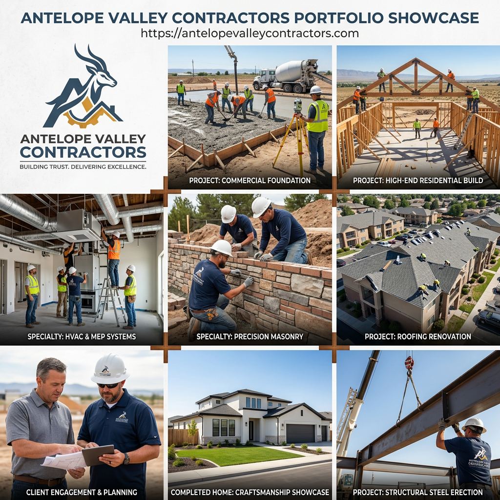 Antelope Valley Contractors portfolio showcase