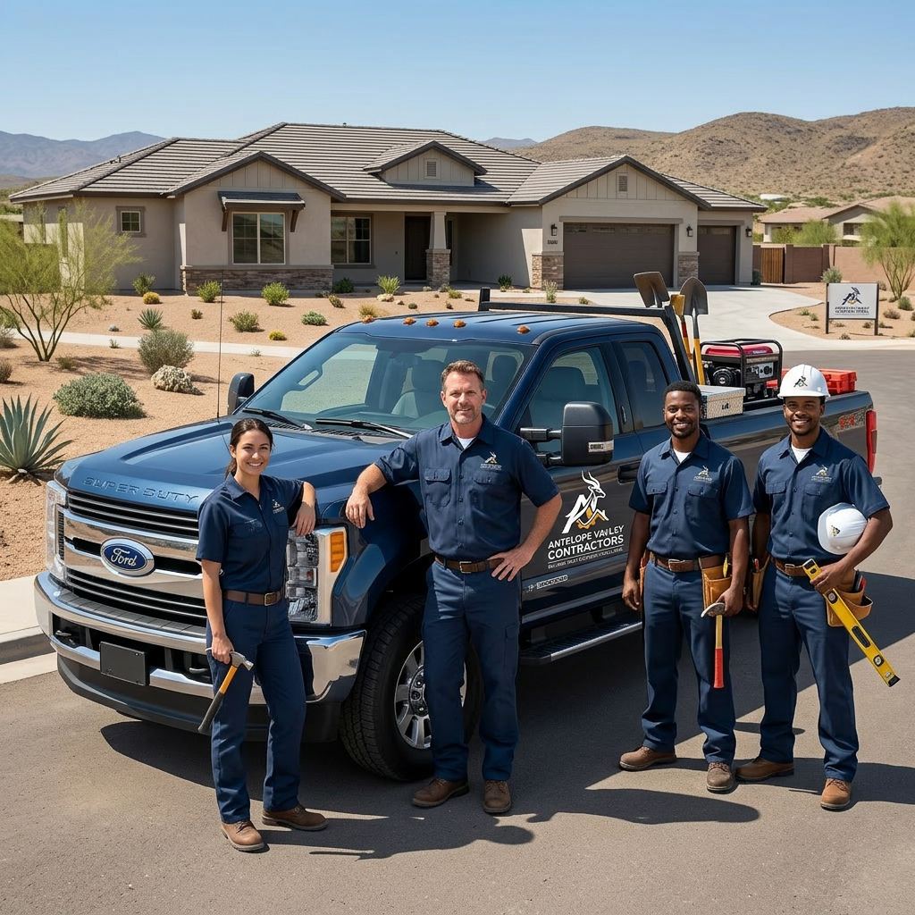 Antelope Valley Contractors active residential construction jobsite